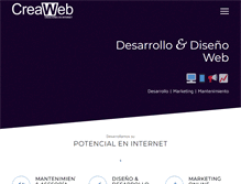 Tablet Screenshot of creaweb.com.uy