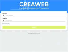 Tablet Screenshot of creaweb.com